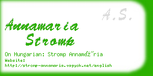 annamaria stromp business card